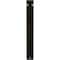 Ekena Millwork Bradford Wrought Iron Bracket, (Single center brace), Antiqued Pale Gold 1 1/2"W x 7 1/2"D x 10"H BKTM01X07X10SBRAPG - alternate 2